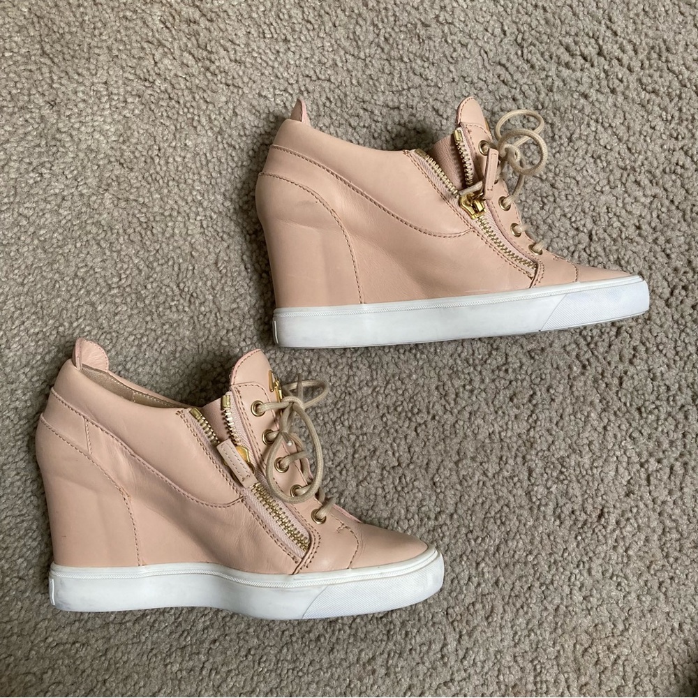 Giuseppe Zanotti Lorenz Zip Front Platform Wedge Sneaker - Picture 5 of 13